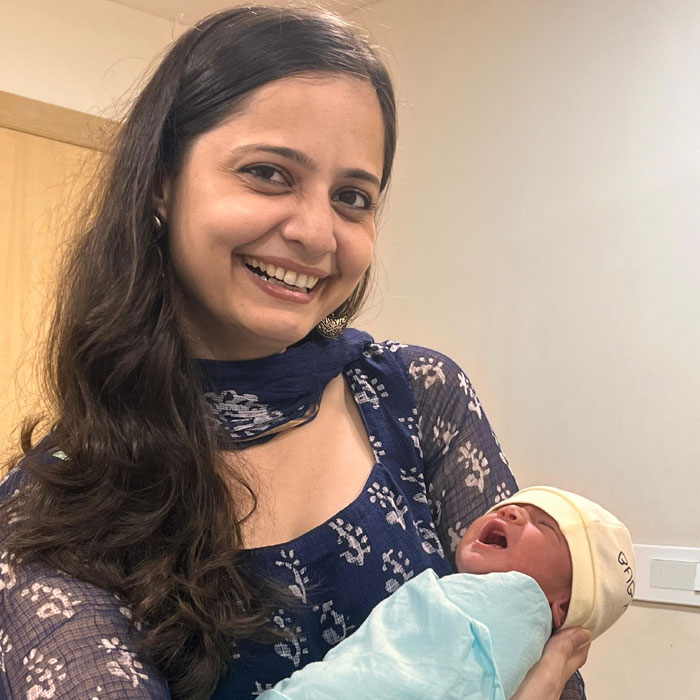 Dr. Aditi Trivedi regularly visits to see how her patients are doing and their recovery